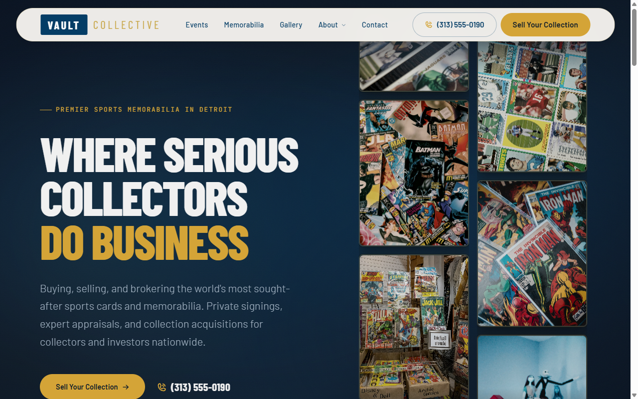 Vault Collective desktop screenshot